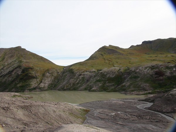 Новое зеленое озеро,вид с места стоянки
